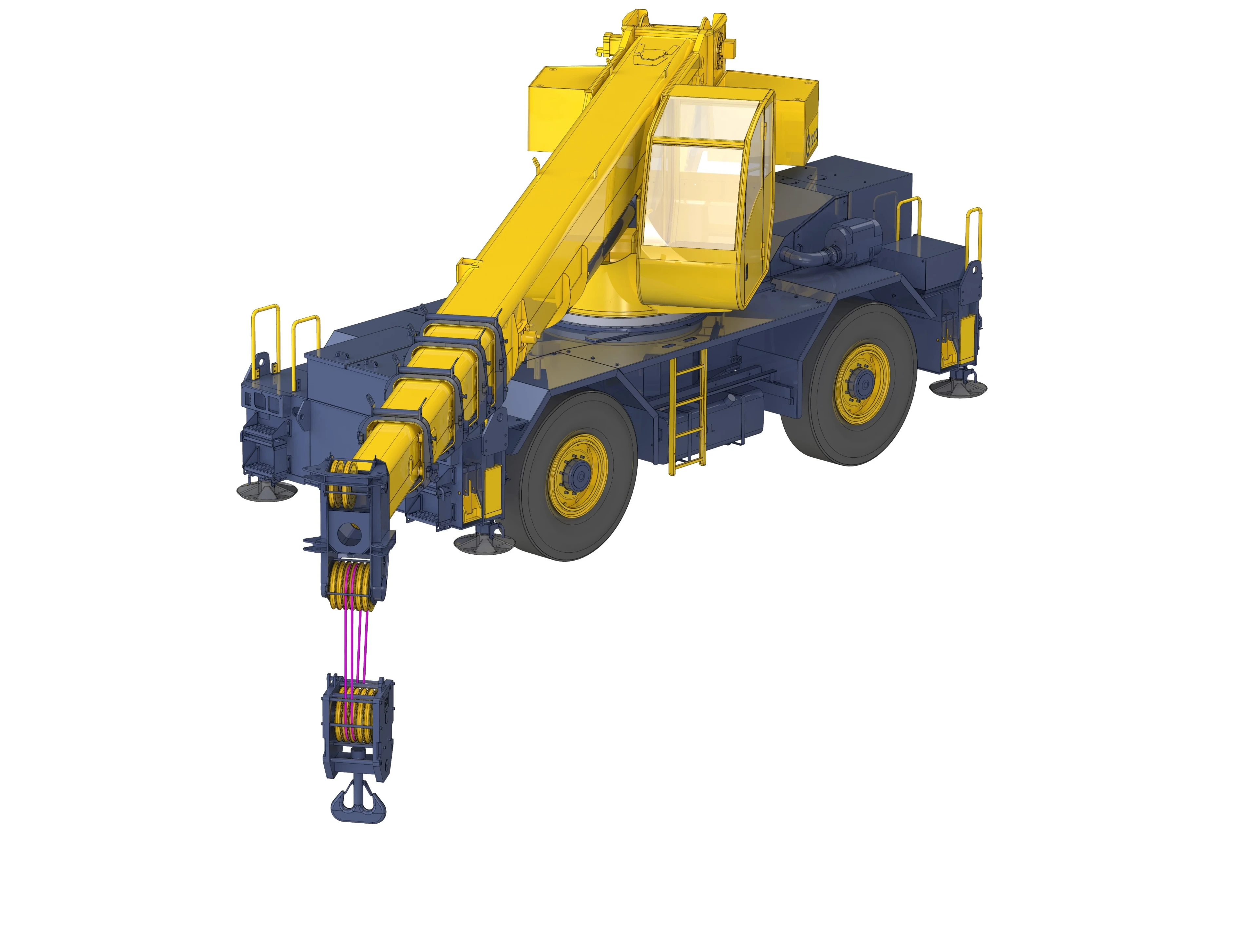 Teco Rough-Terrain-Crane Entwicklung