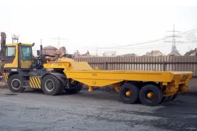 Hubtrailer im Einsatz