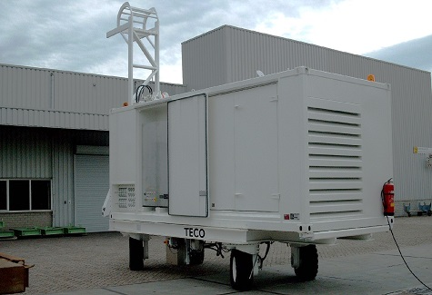 Chassis with container body